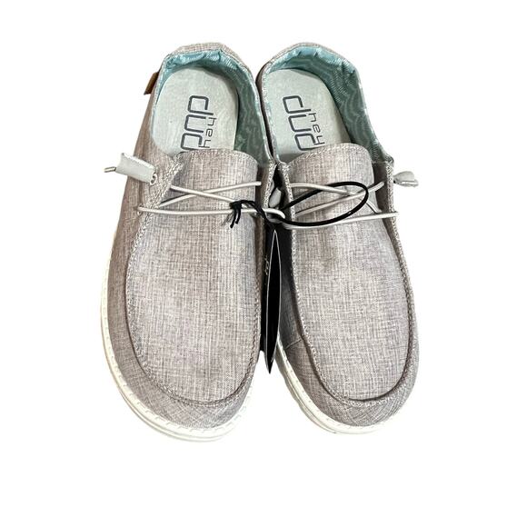 NWT Hey Dude women’s Chambray slip on loafers sz 11 casual classy lightweight - Picture 3 of 6